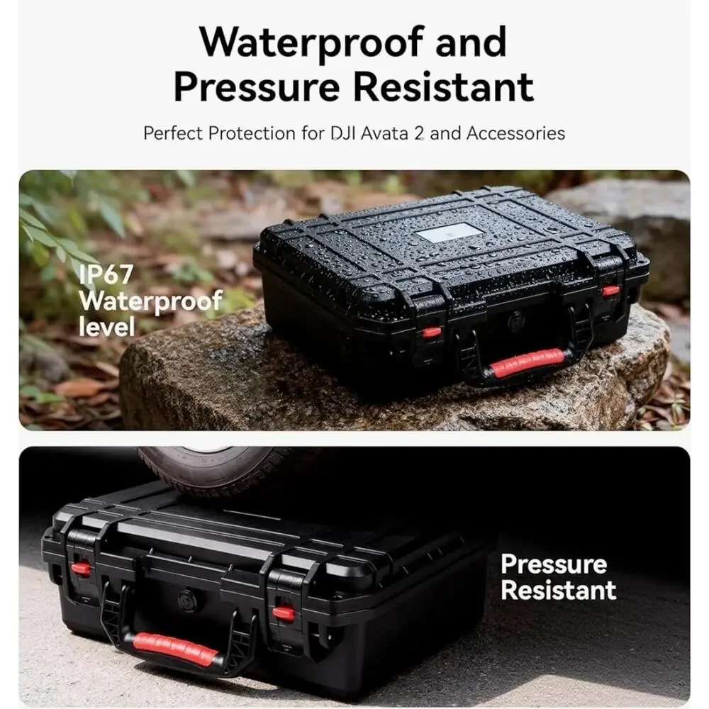 Hard Case for DJI Avata 2 Drone/Fly Smart Combo (for DJI Goggles N3, CASE ONLY)